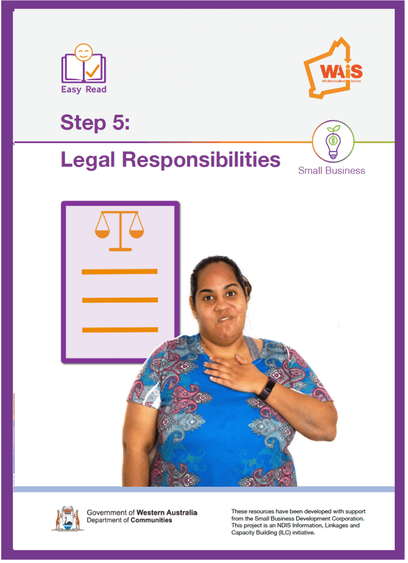 Image of cover of Step 5 Legal Responsibilities document