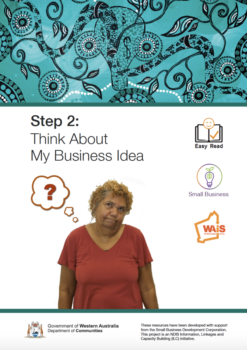 Image of cover of Step 2 Think about your business idea document